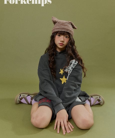 【fork-chips】dalmatian hoodie