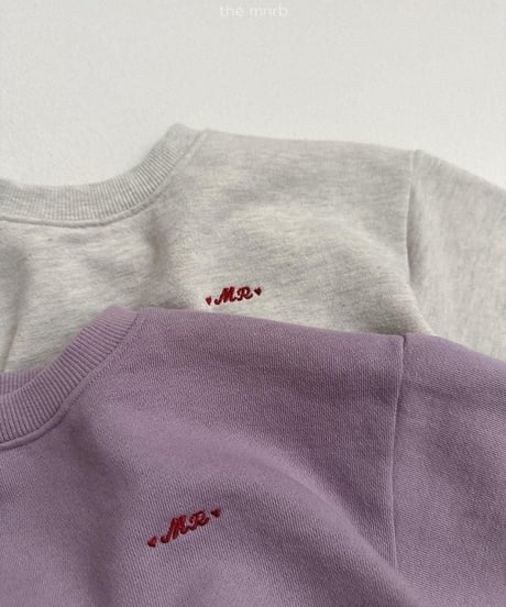 【minirobe】Unbal Sweatshirt