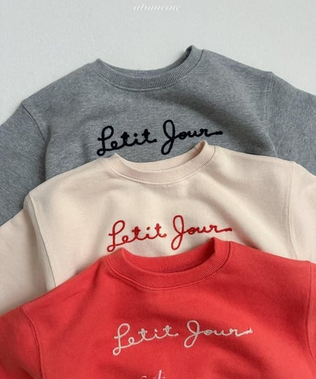【atomeme】Petit Jour Sweatshirt