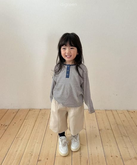 【digreen】Henry Neck Alle Tee