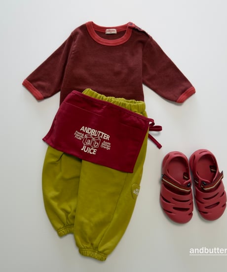 【andbutter】Snap 3/4 Sleeve T