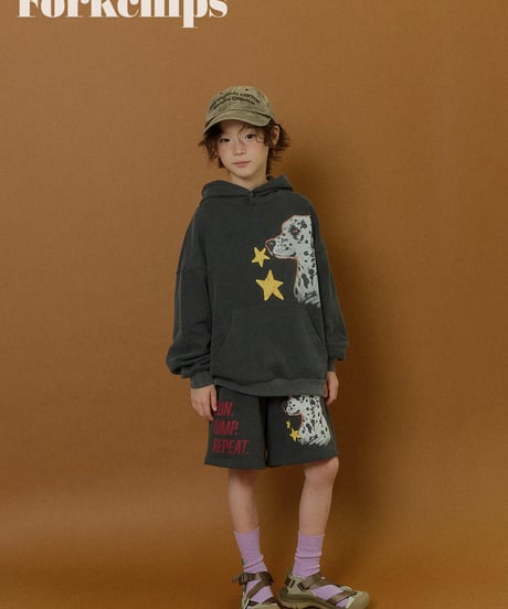 【fork-chips】dalmatian hoodie