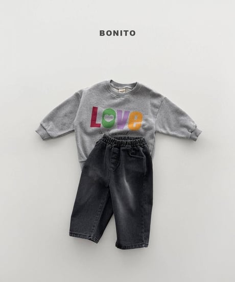 【bonito】Love Sweatshirt