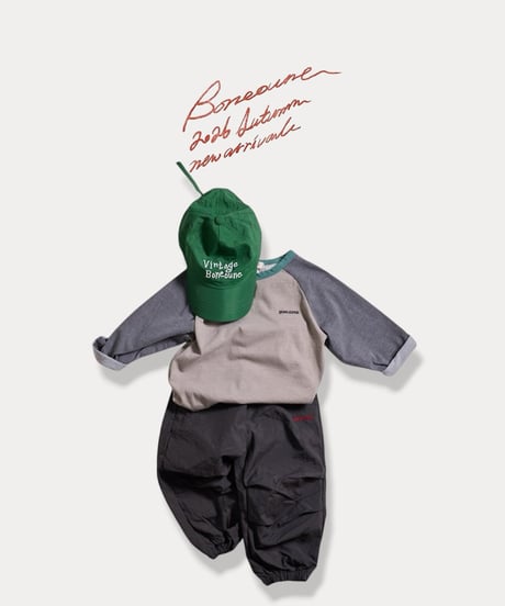 【BONEOUNE】Two-tuck Nylon Jogger