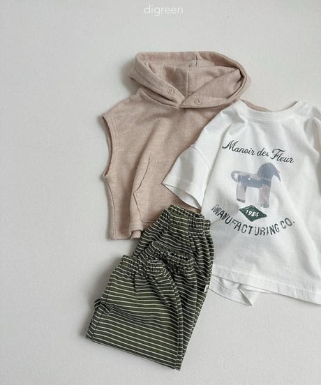 【digreen】J Stripe Jogger Pants