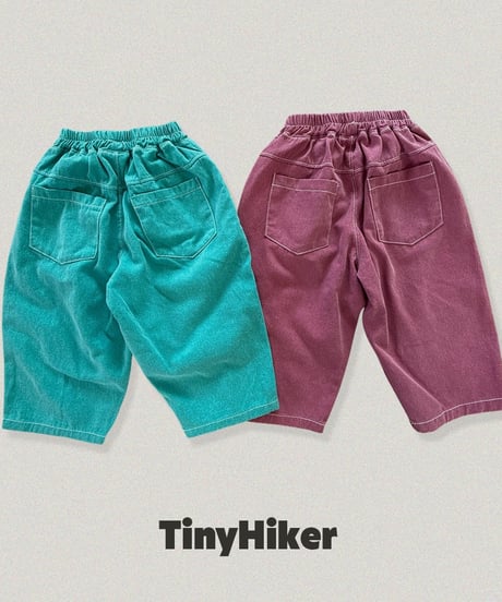 【tiny hiker】Pique Aba Wide Pants