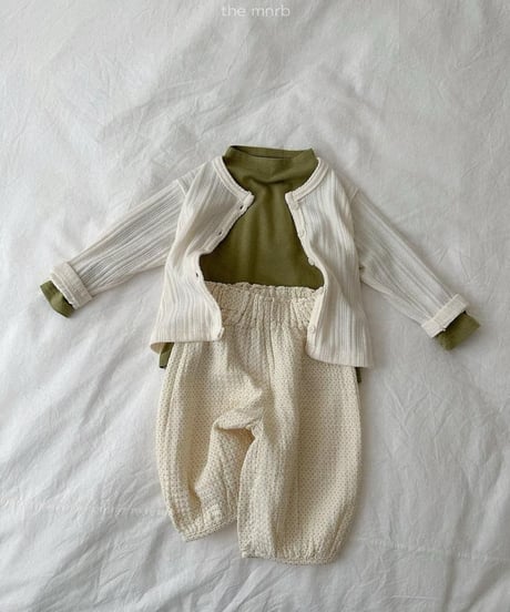 【minirobe】Blossom Half Turtleneck