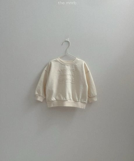 【minirobe】Lace Sweatshirt