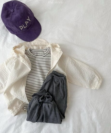 【minirobe】String Hood Jumper