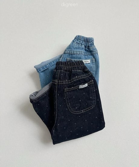【digreen】Dot Denim Pants