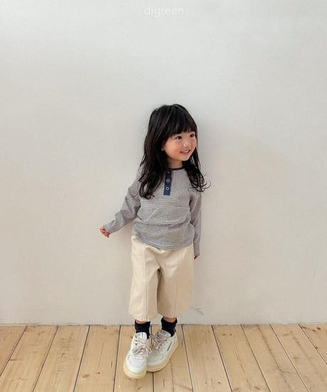 【digreen】Henry Neck Alle Tee