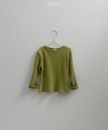 【digreen】Bella Ribbed Tee