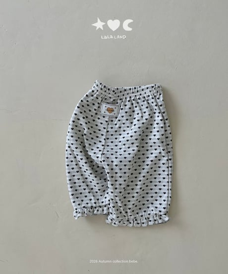 【lalaland】baby heart pants