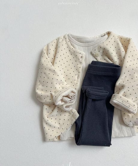 【atomeme】Milky Ribbed Leggings