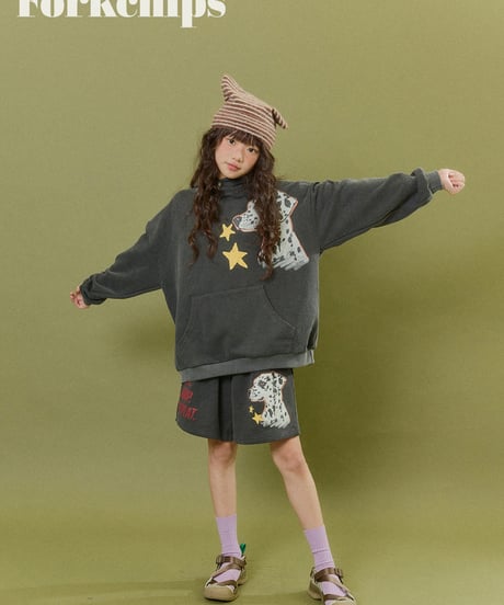 【fork-chips】dalmatian hoodie