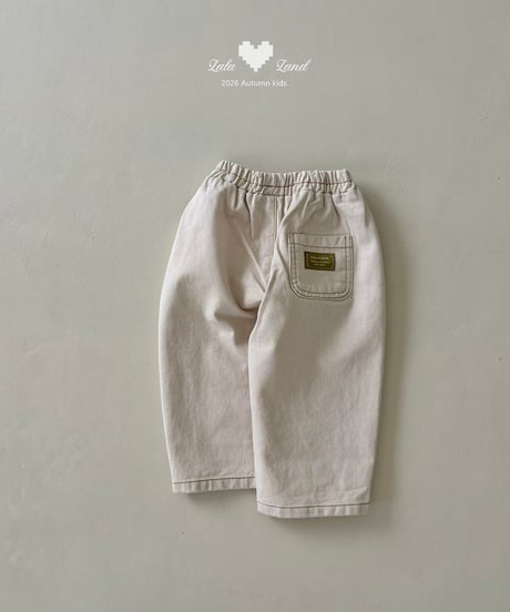 【lalaland】wide curve denim
