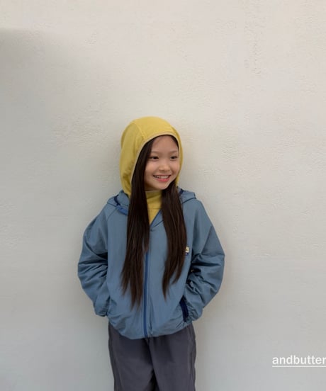 【andbutter】Stripe Windbreaker