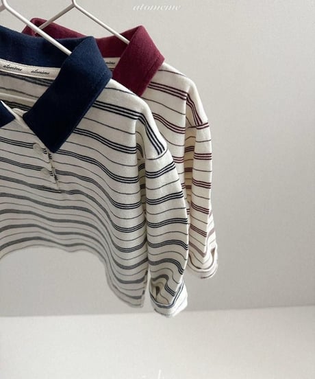 【atomeme】Aiden Collar Tee