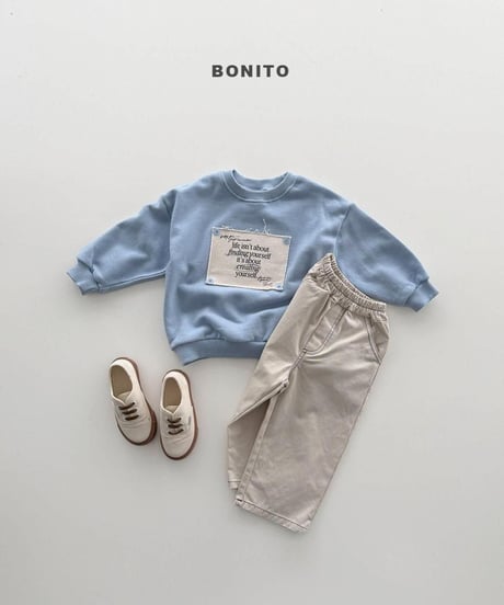 【bonito】Remember Button Sweatshirt