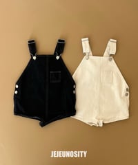 【jejeunosity】cotton belly shot overall