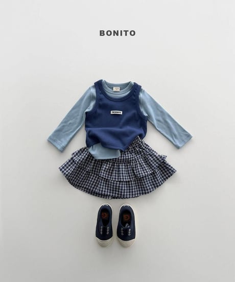【bonito】Check Cancan Skirt