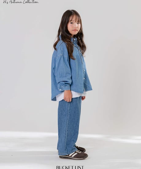 【bucket-list】basic denim shirt
