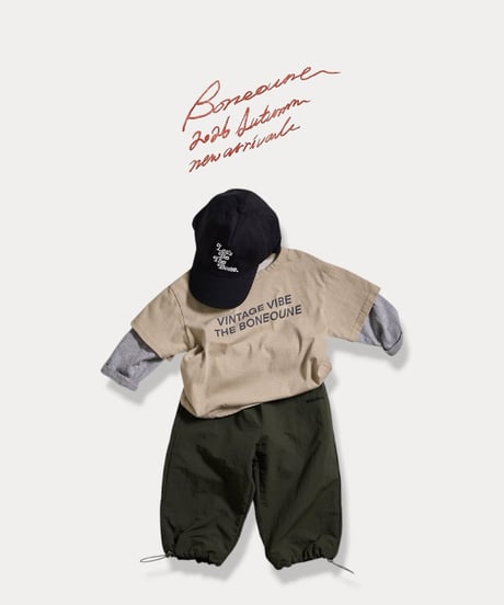 【BONEOUNE】String Nylon Pants