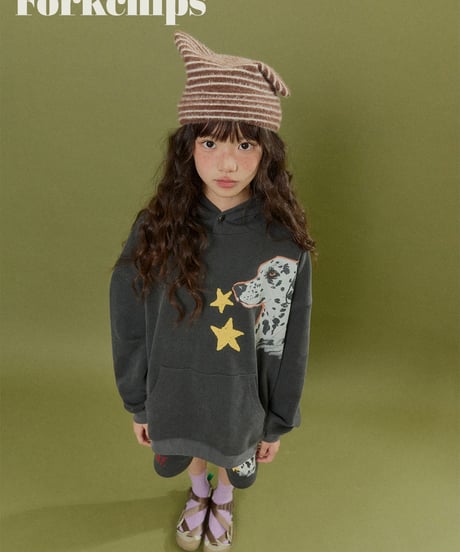 【fork-chips】dalmatian hoodie