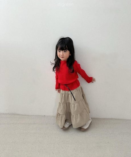 【digreen】Check Cancan Skirt