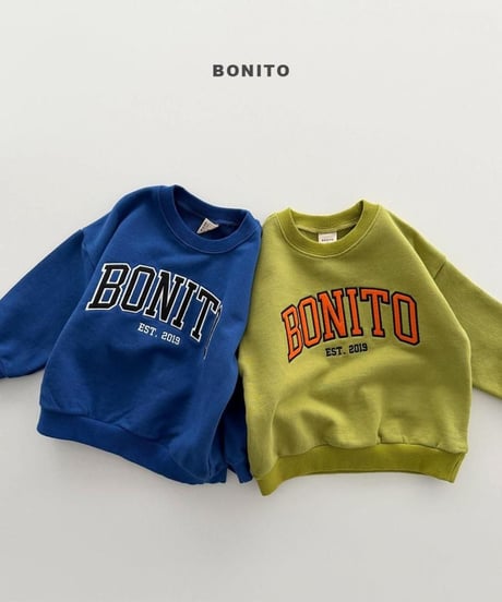【bonito】Bonito Patch Embroidery Sweatshirt