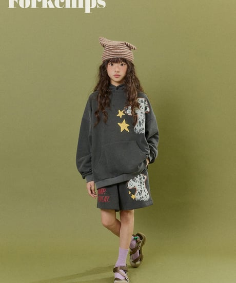 【fork-chips】dalmatian hoodie