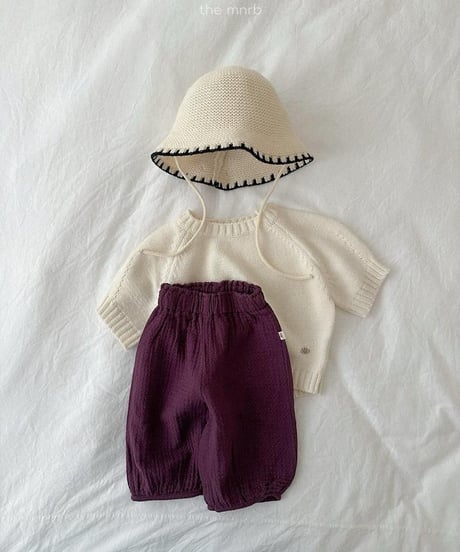 【minirobe】Tongtong 4/5-Length Jogger