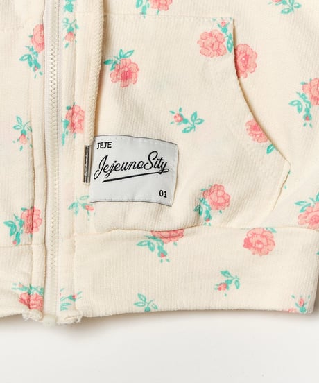 【jejeunosity】crop food zip up