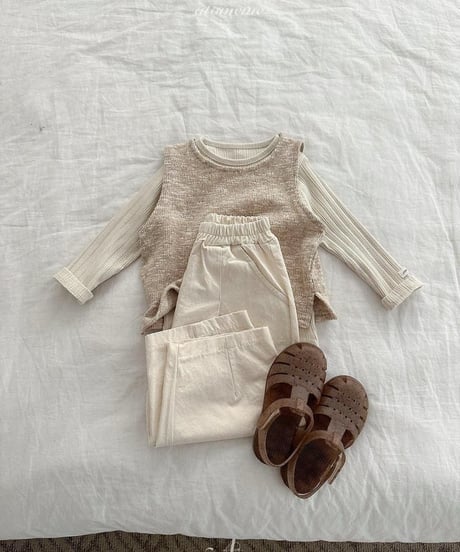 【atomeme】Knit Wool Vest