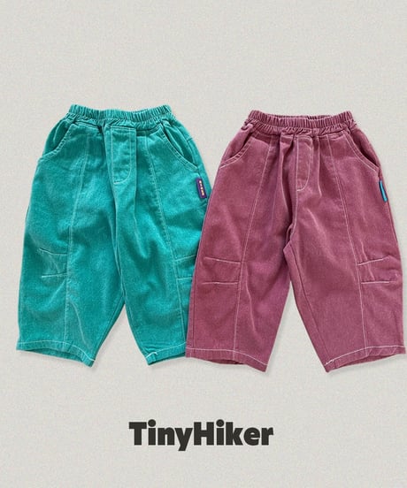 【tiny hiker】Pique Aba Wide Pants