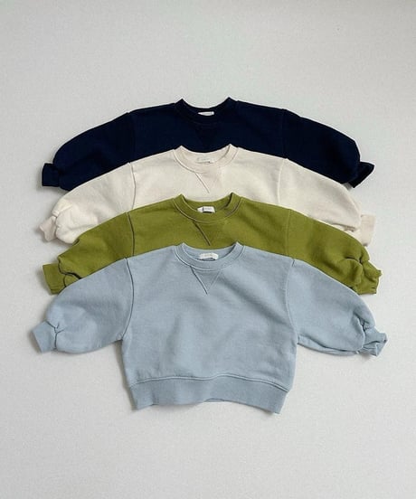 【minirobe】Bubble Sweatshirt