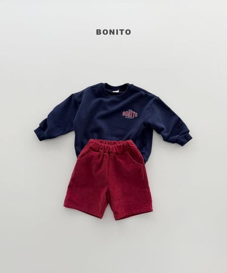 【bonito】Embossed Bonito Sweatshirt (Adult)
