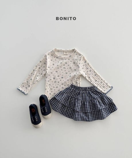 【bonito】Check Cancan Skirt