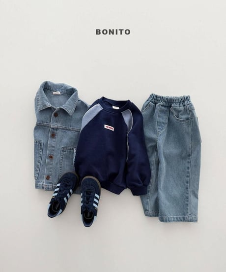 【bonito】Raglan Piping Sweatshirt