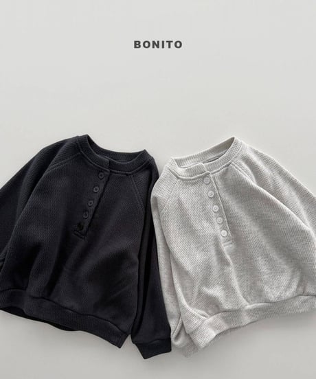 【bonito】Henry Neck Sweatshirt
