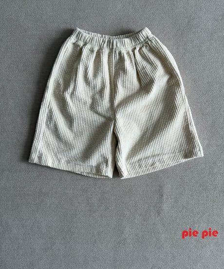 【pie】corduroy bermuda pants