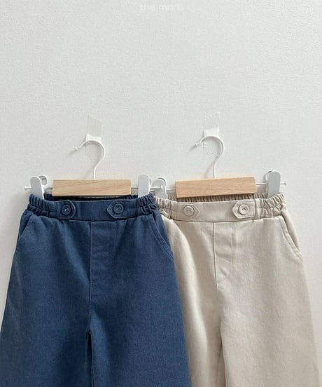 【minirobe】Dyed Twill Pants