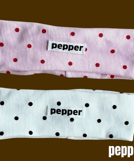 【pepper】dot hairband