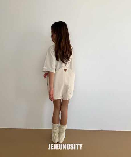 【jejeunosity】cotton belly shot overall