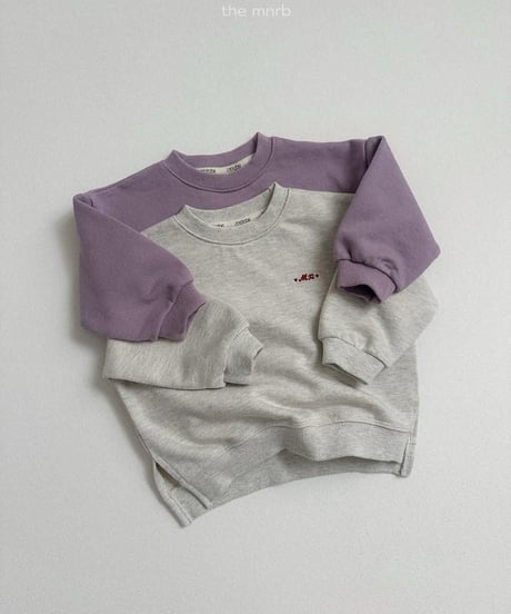 【minirobe】Unbal Sweatshirt
