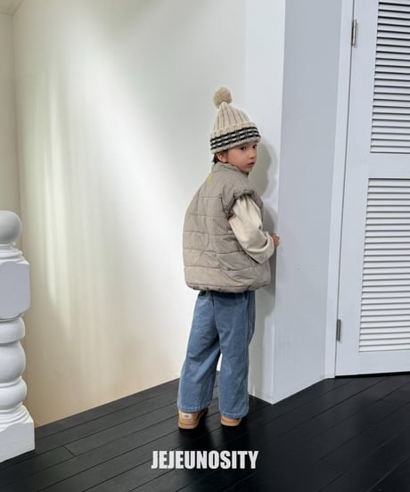 【jejeunosity】24W　Checkmate padding Vest