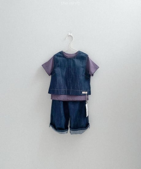 【minirobe】Urban Logo Short Sleeve Tee