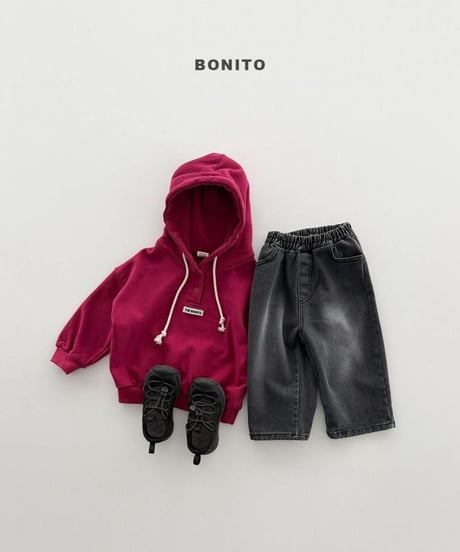 【bonito】Short Sleeve Hoodie