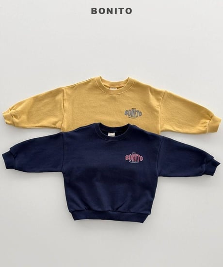 【bonito】Embossed Bonito Sweatshirt