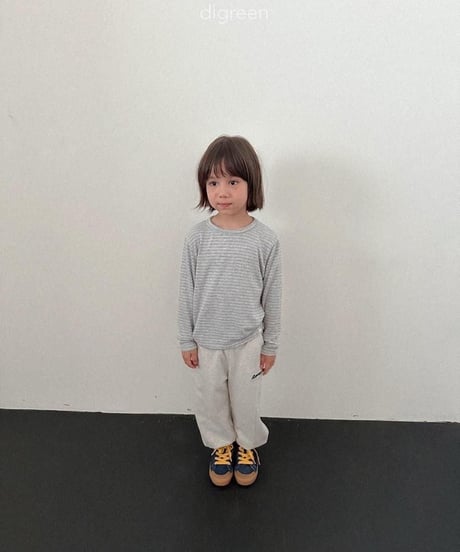 【digreen】Stripe Latte Tee